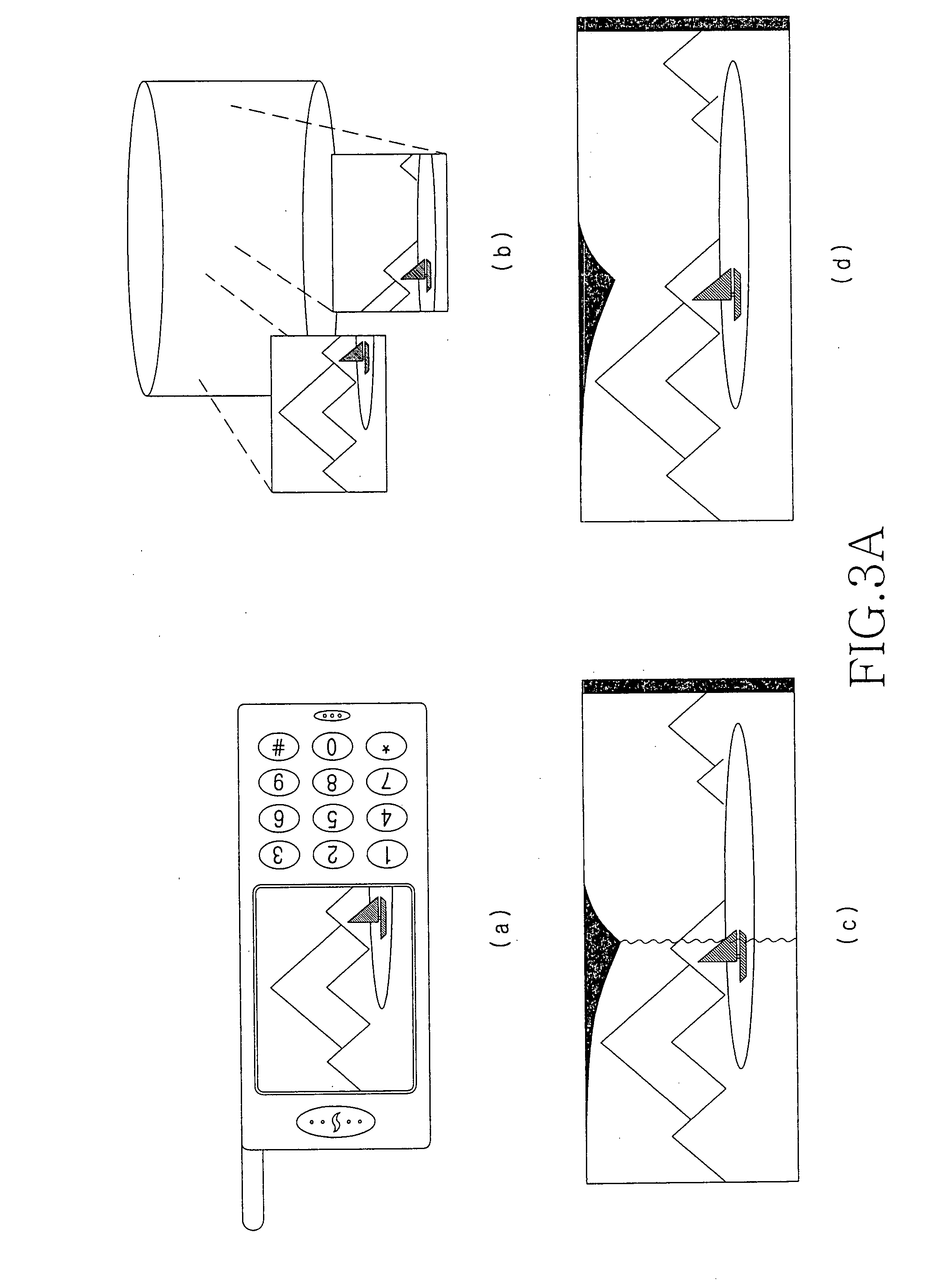 Method for taking panorama mosaic photograph with a portable terminal