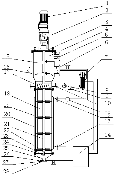 Method for preparing high soda ash type copper carbonate by adopting duplex centrifugal film evaporator