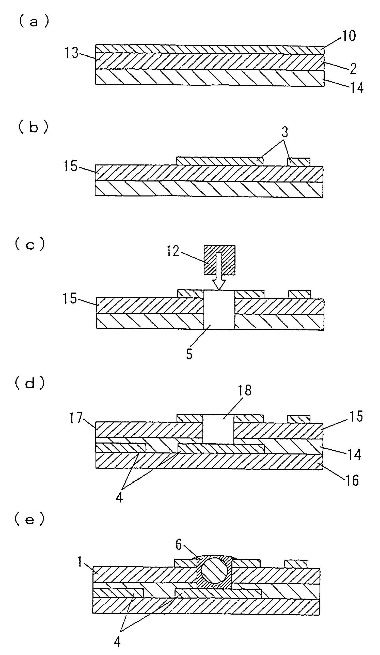 Multi-layer printed circuit board, and method for fabricating the same