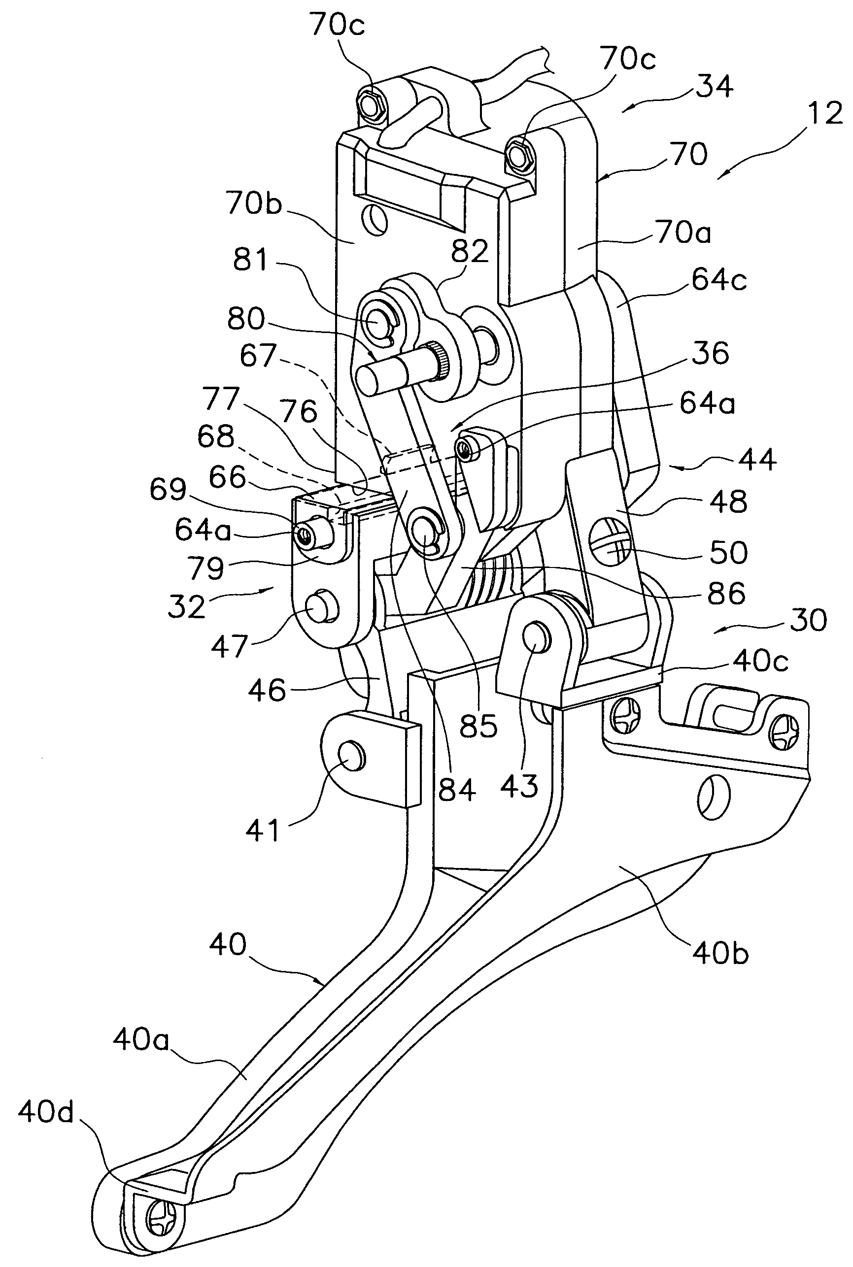 Motorized bicycle derailleur assembly