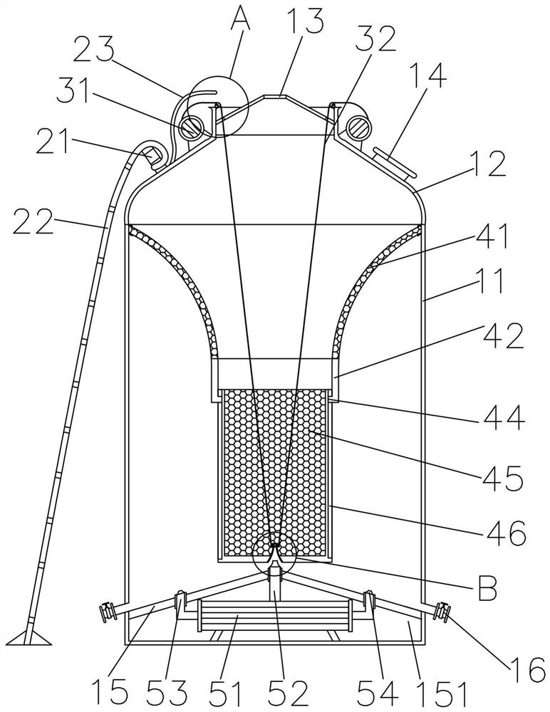 Fermentation tank for brewing soy sauce