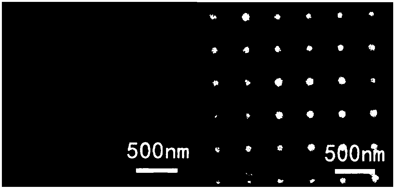 Method for preparing orderly gallium nitride nano pillar array with ultraviolet soft imprinting