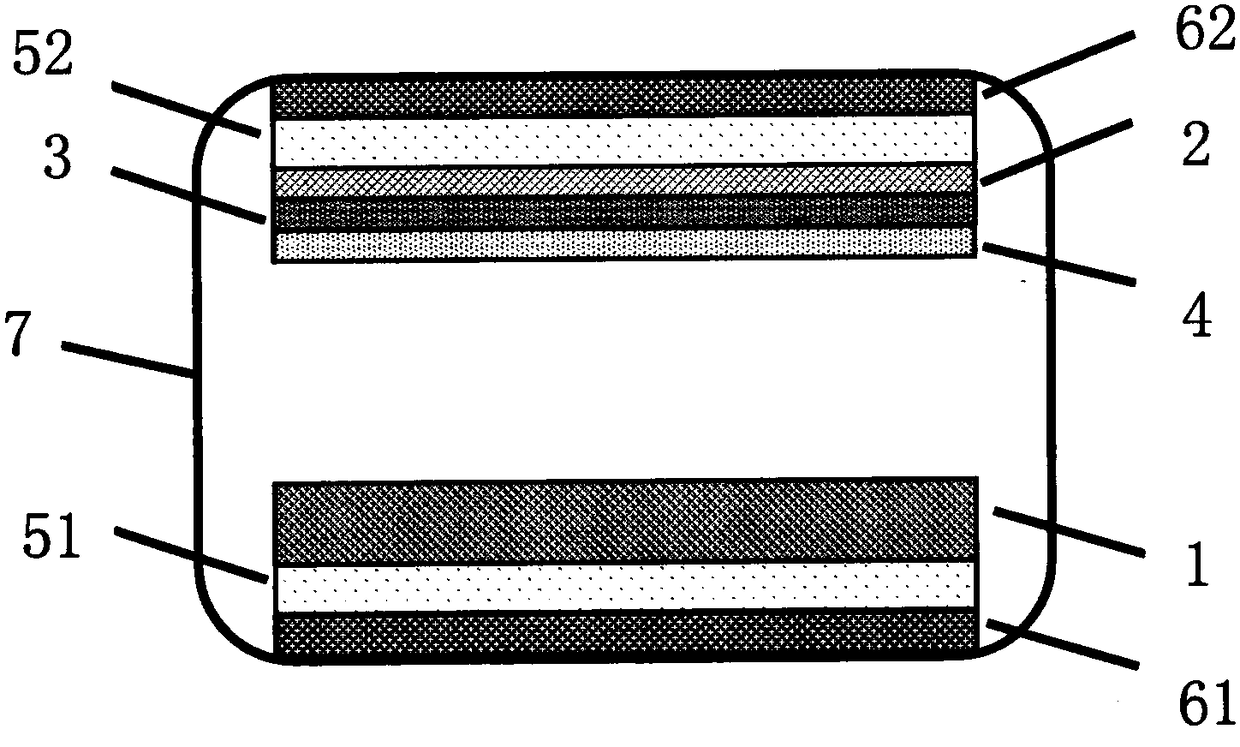 Fiber base multilayer structure friction nanometer power generator and preparation method thereof