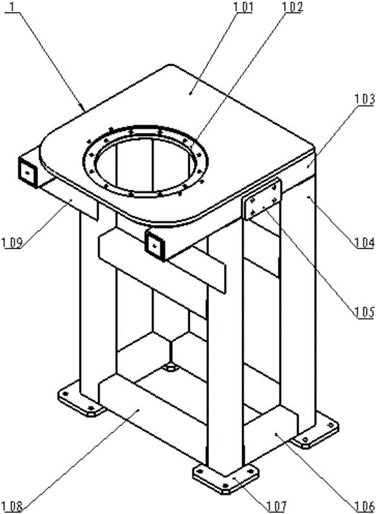 Rotary platform for material conveying