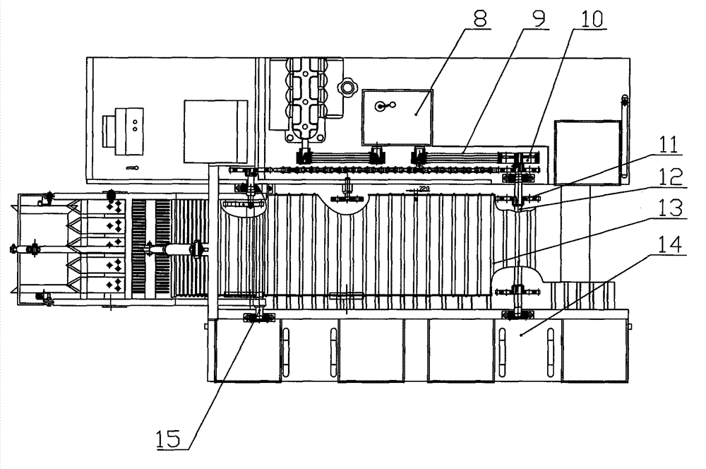 Small crawler type tuber combine harvester