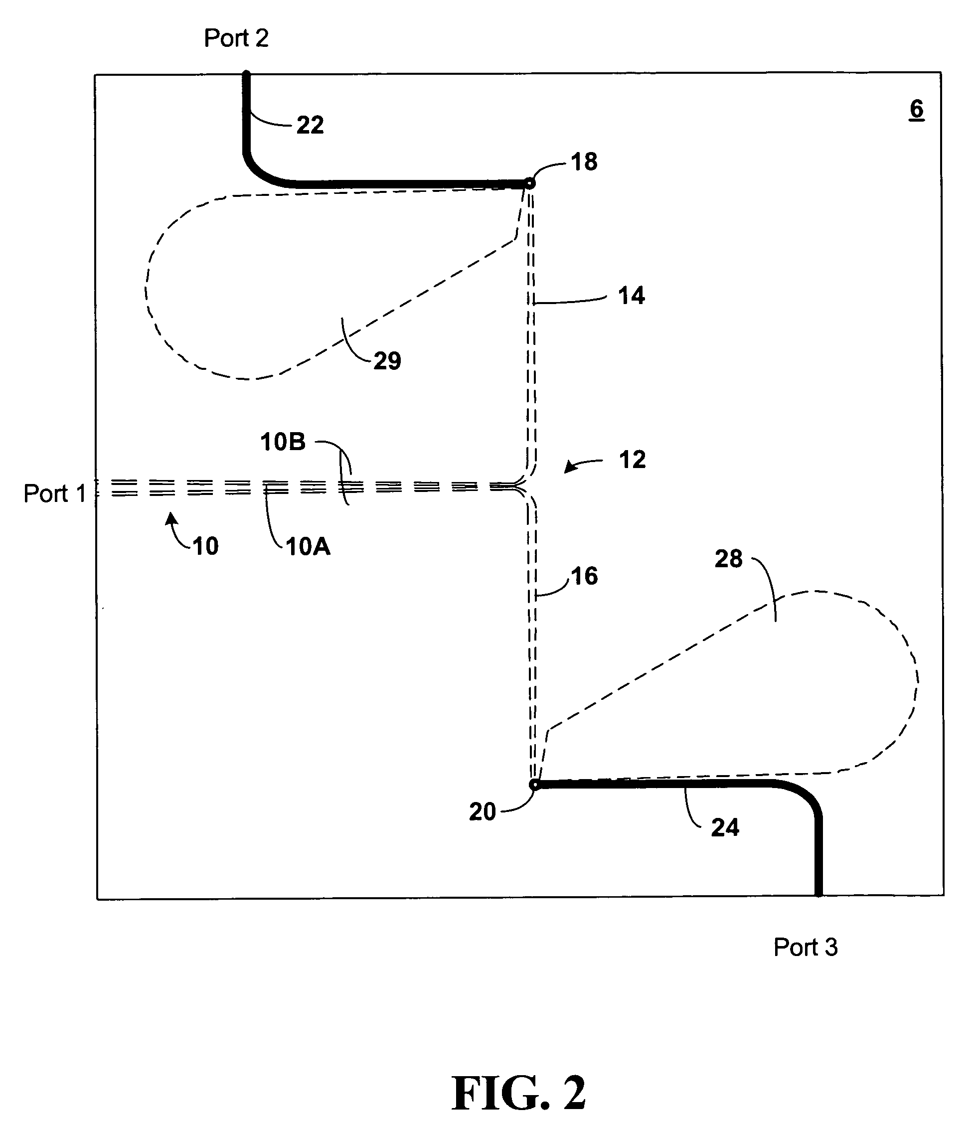 Broadband 180° degree hybrid microwave planar transformer