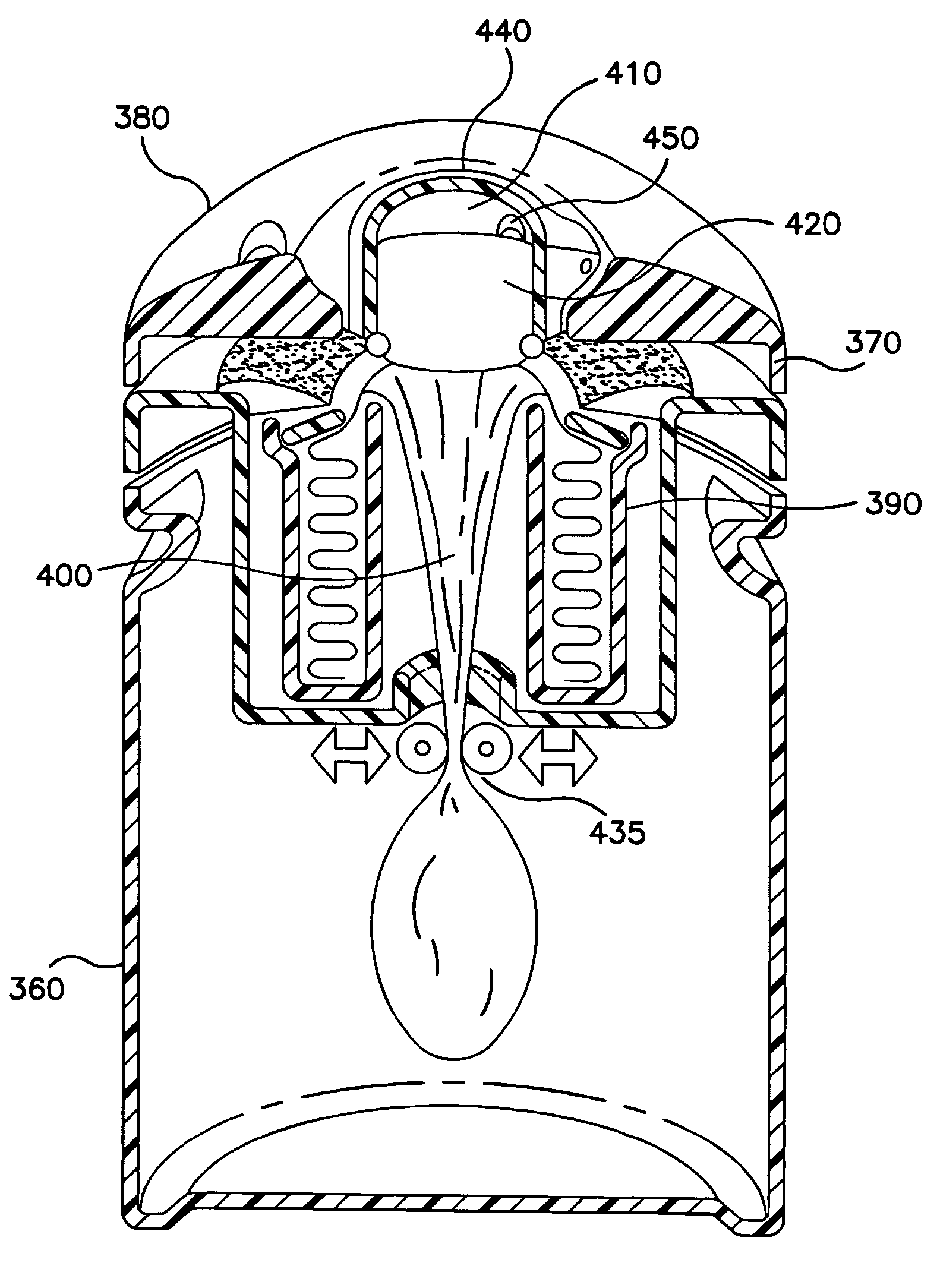 Waste disposal device including a film cutting and sealing device