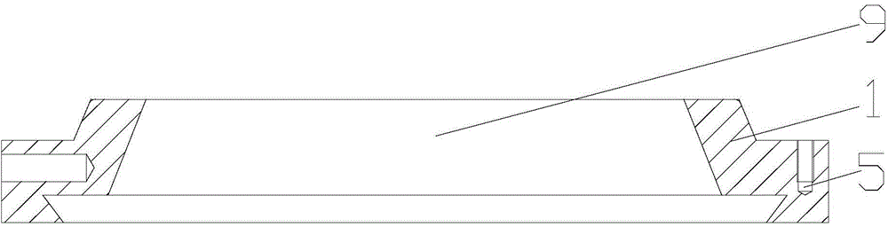 Centrifugal casting mold composite end cover and method for carrying out composite roll centrifugal casting through same