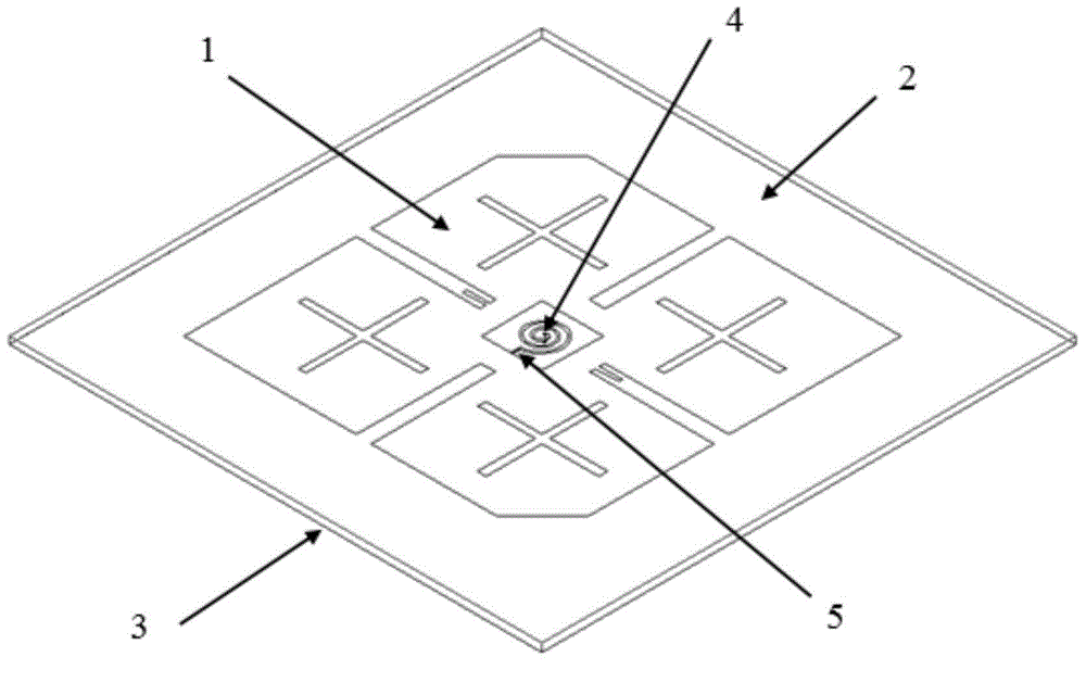 Circularly polarized anti-metal tag antenna