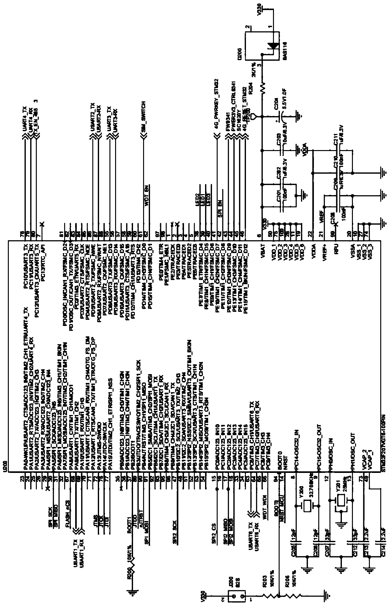 Real-time monitoring system for power transmission and distribution network based on 4G network and encryption mode