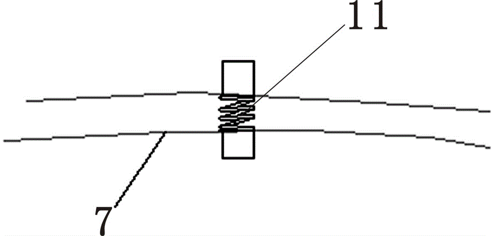 A visual monitoring device for root rock breaking mechanism