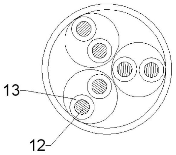 High-strength scratch-resistant communication cable