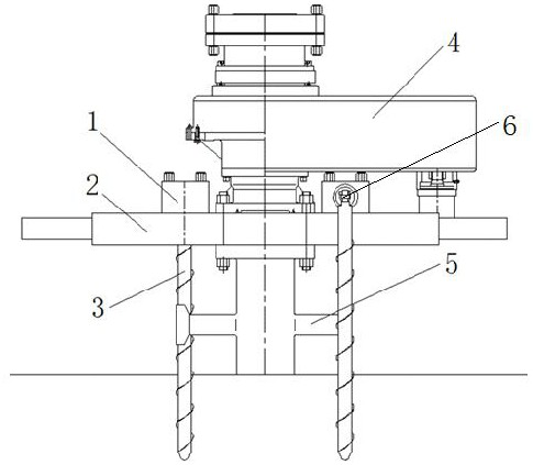 A wellhead torque slow-release undercut protection device and method and special anti-twist rod