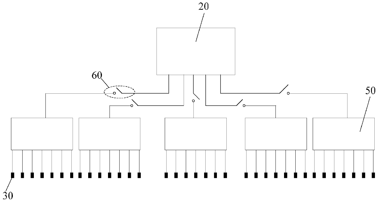 Transfer device, Micro-LED grains and transfer method