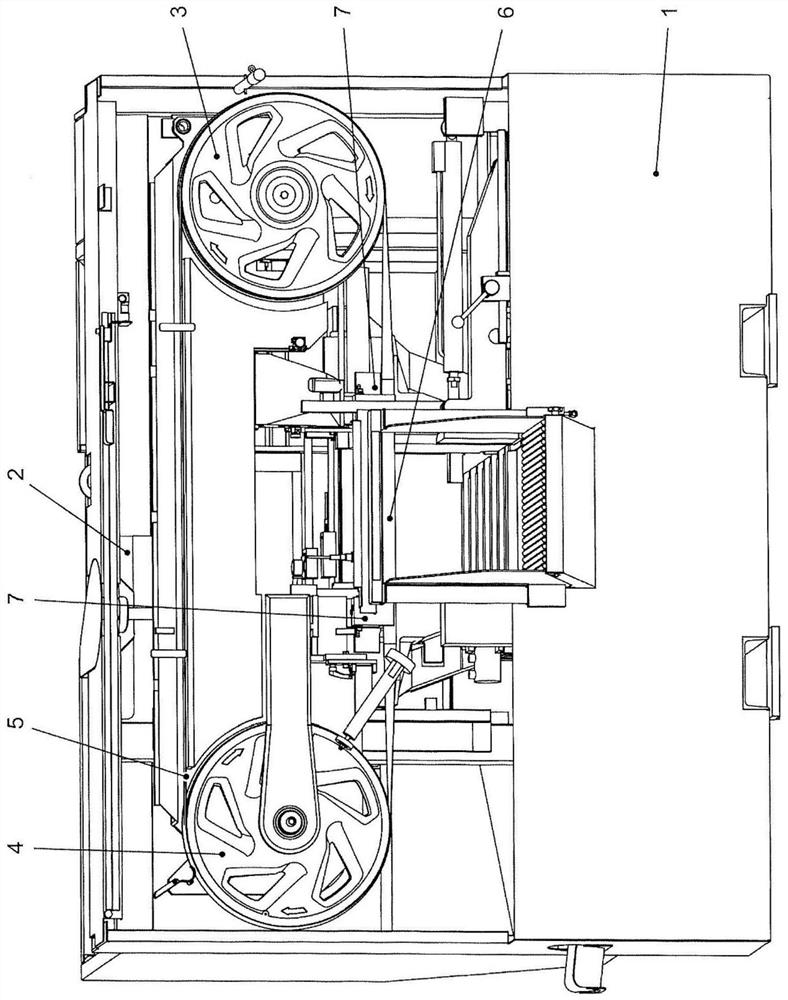 Method for predicting the remaining service life of a saw band, and bandsaw machine