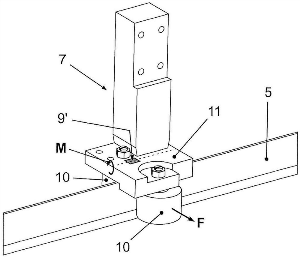 Method for predicting the remaining service life of a saw band, and bandsaw machine