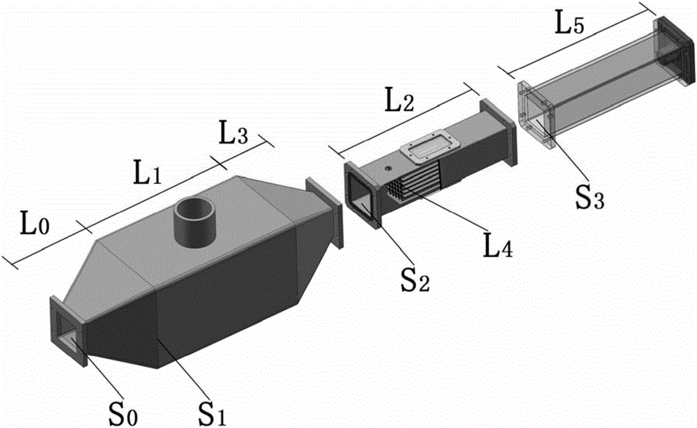 Fine particle emission reduction device for combustion energy system based on the principle of acoustic condensation