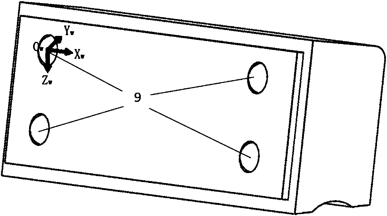 A head-mounted human body input apparatus spatial position and attitude measuring method