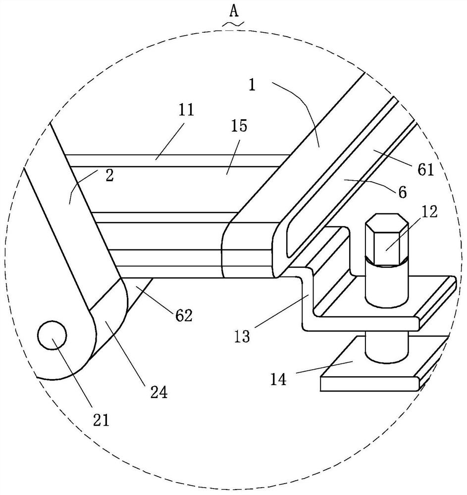 A conveying guide structure for PE pipeline production and processing