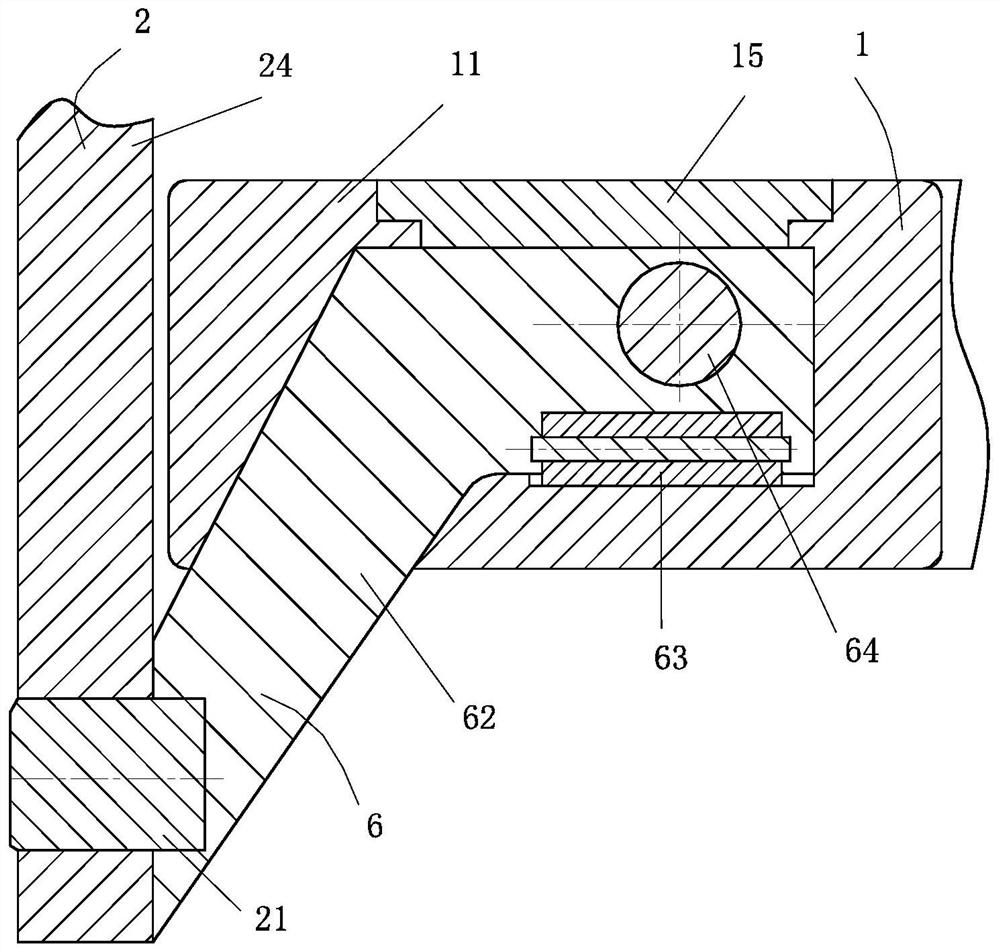 A conveying guide structure for PE pipeline production and processing