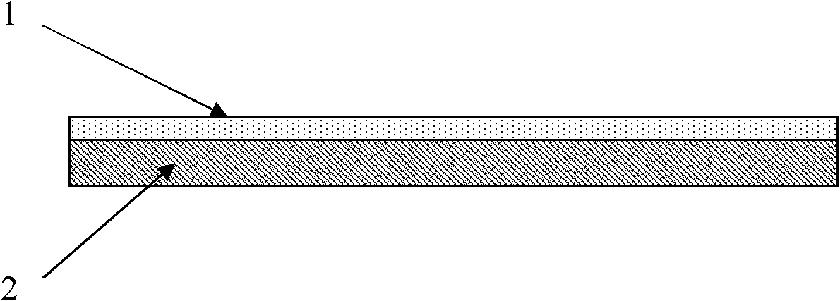 Near-infrared absorption film material with night vision compatible characteristic and preparation method thereof