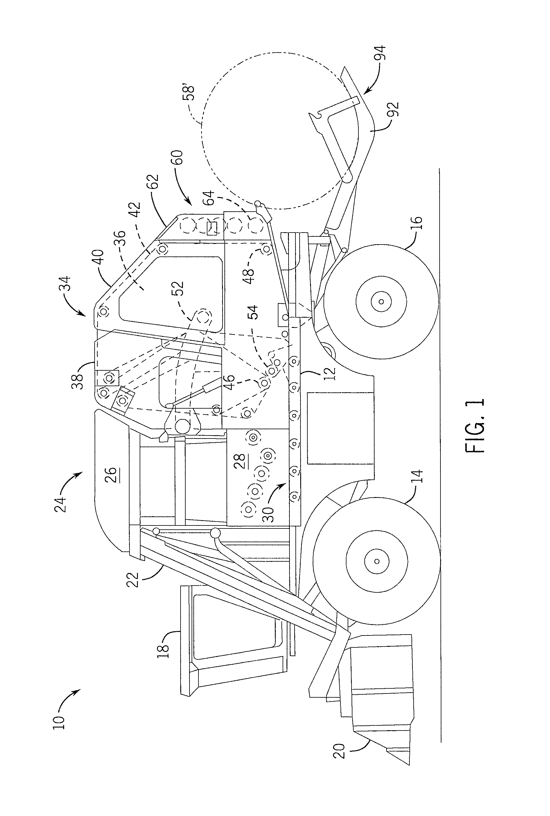 Module wrap feed arrangement