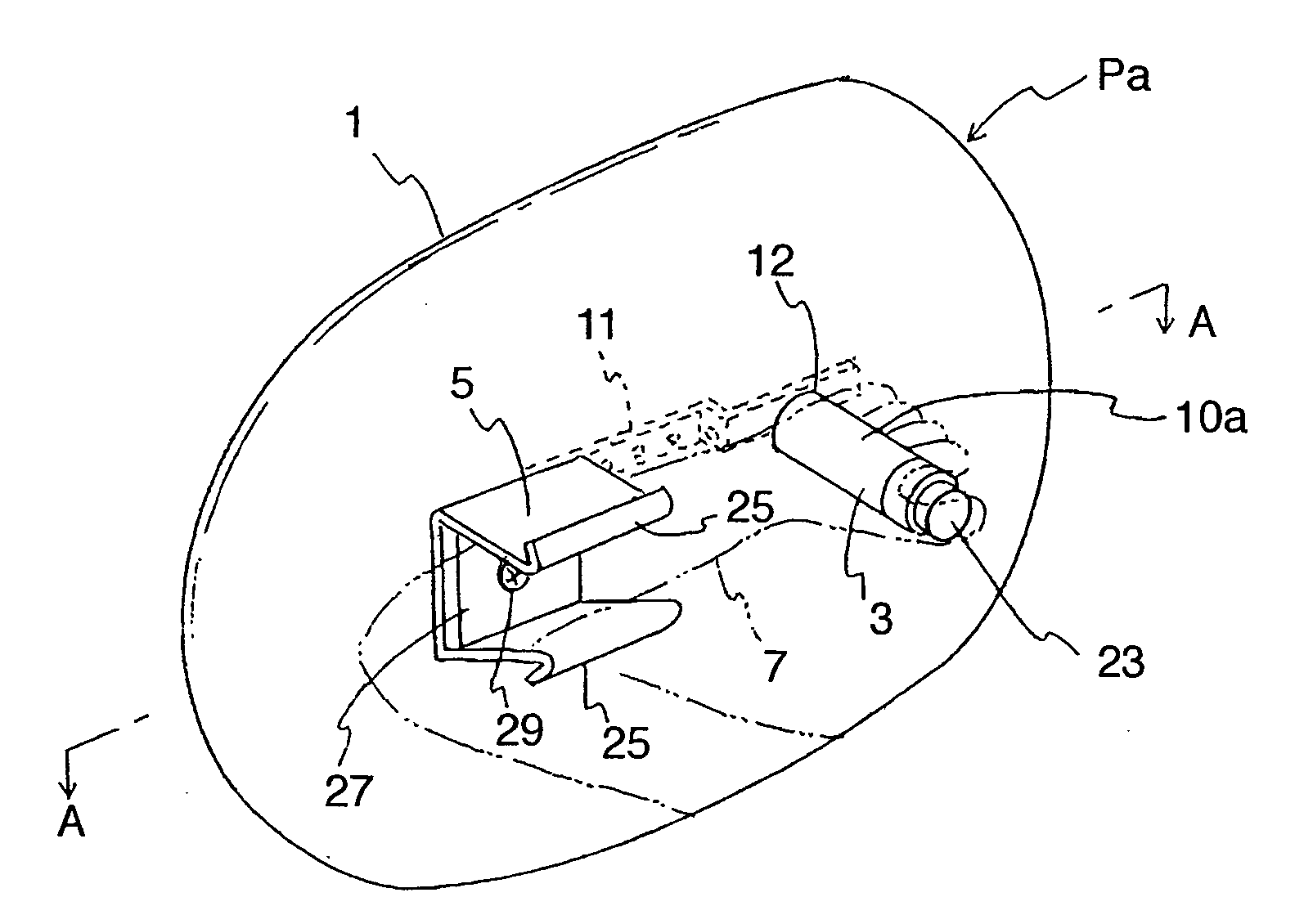 Shield for self-defense provided with a spray device