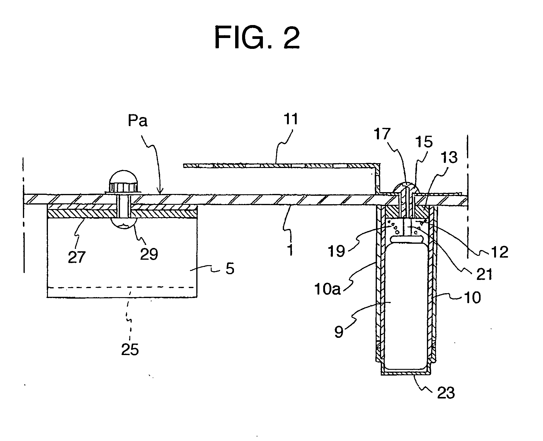 Shield for self-defense provided with a spray device