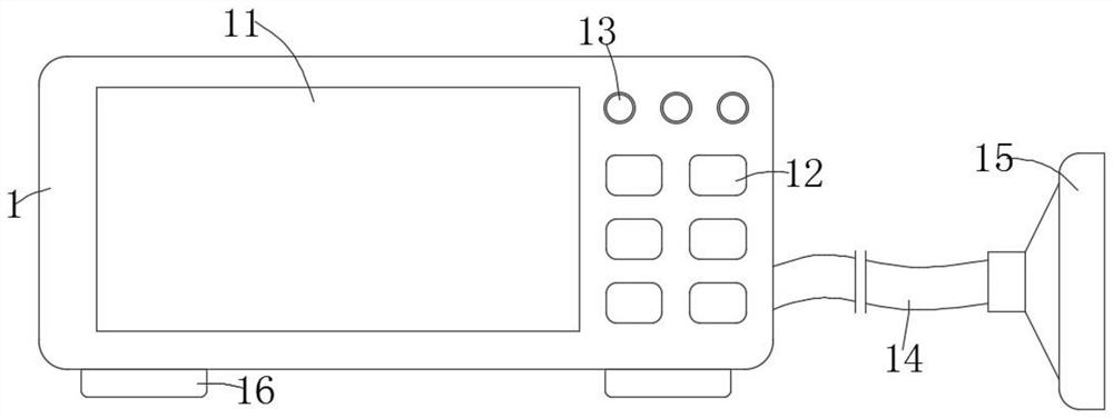 On-line leakage detection device for tube type heat exchanger