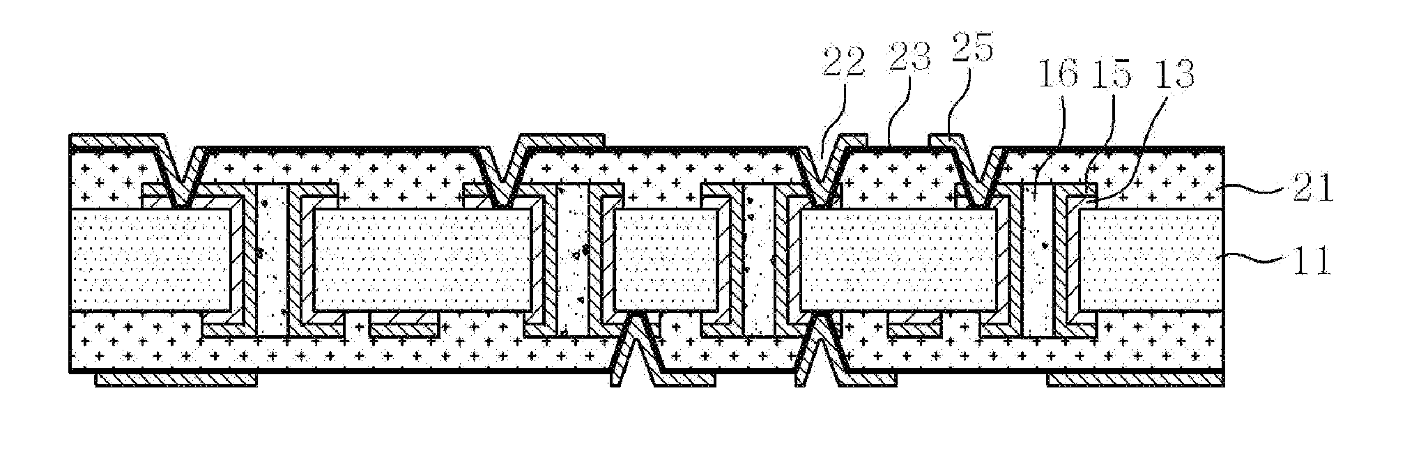 Build-up printed circuit board and method of manufacturing the same