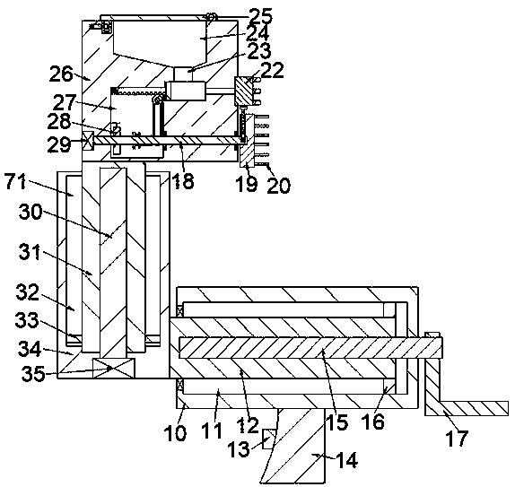 Handheld inner and outer layer glass cleaning device for urban resident