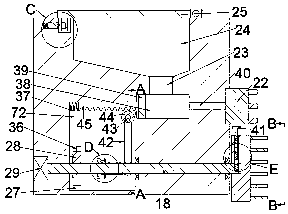 Handheld inner and outer layer glass cleaning device for urban resident