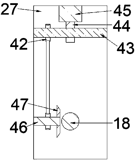 Handheld inner and outer layer glass cleaning device for urban resident