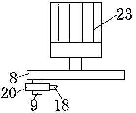 Height-adjustable textile machinery support device