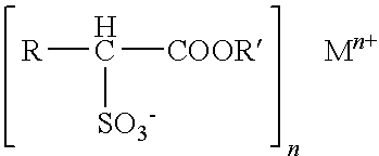 Laundry detergent containing methyl ester sulfonate