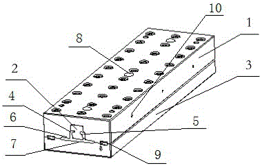 Pultrusion sectional material mould with embedded core mould