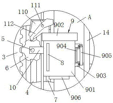 Layered extraction sampling device for filterable waste water online monitoring