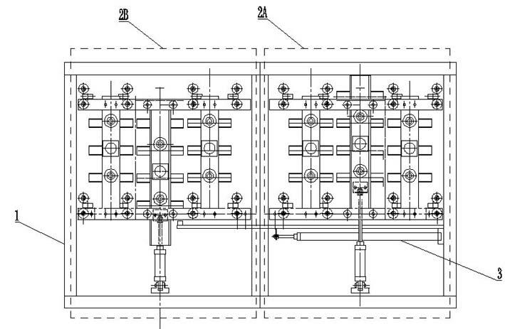 Platen moving pair for full-automatic printing machine