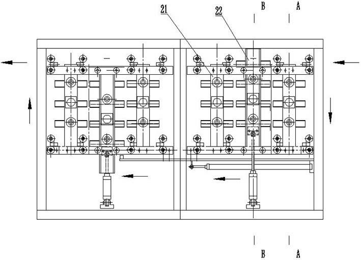 Platen moving pair for full-automatic printing machine