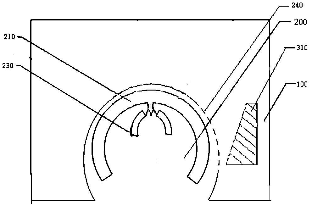 A processing device for blood sample retention tube