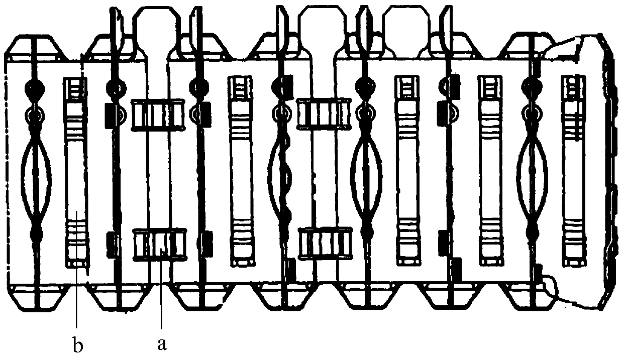 Retaining grid and fuel assembly with such retaining grid