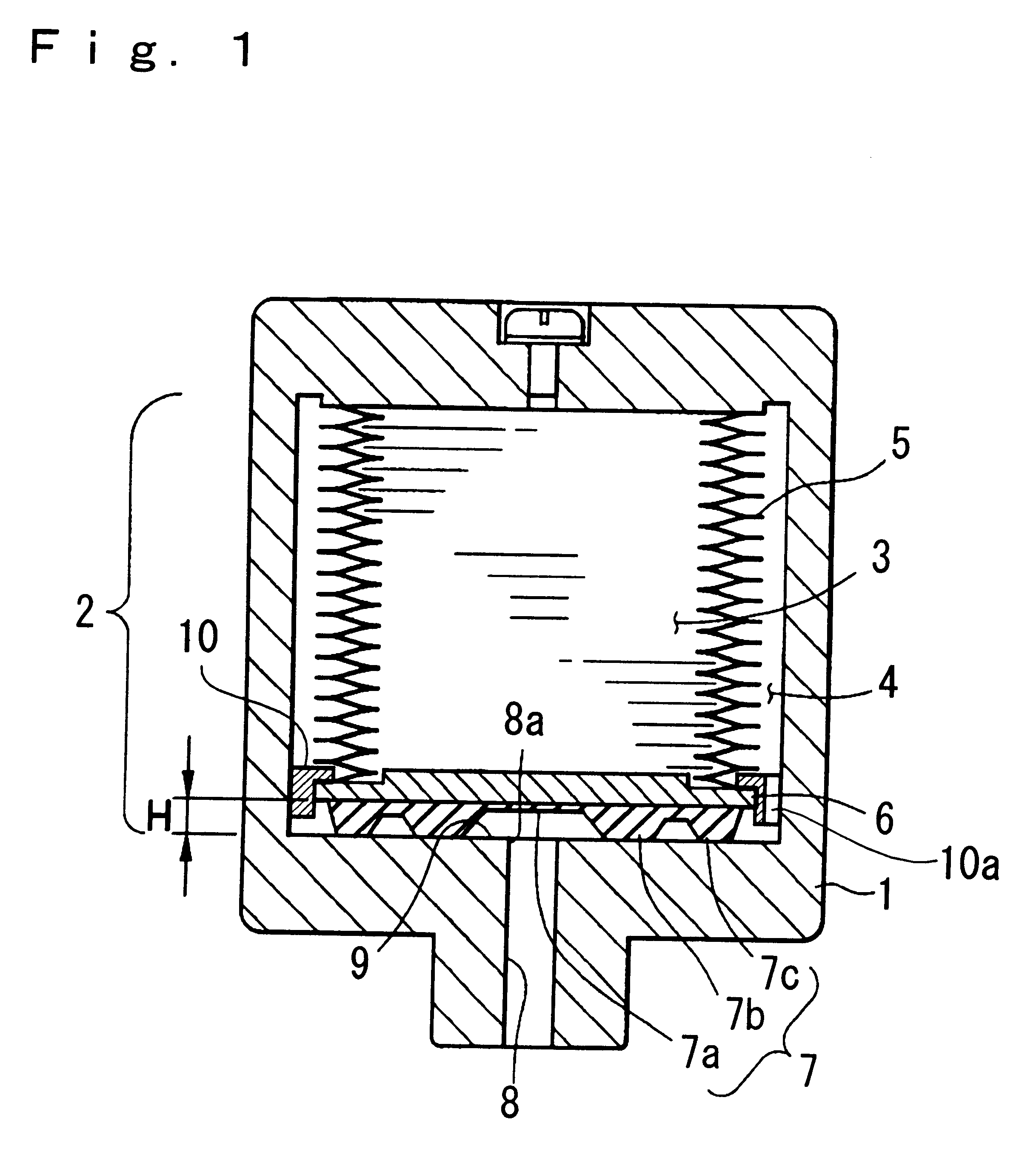 Accumulator and manufacturing process thereof