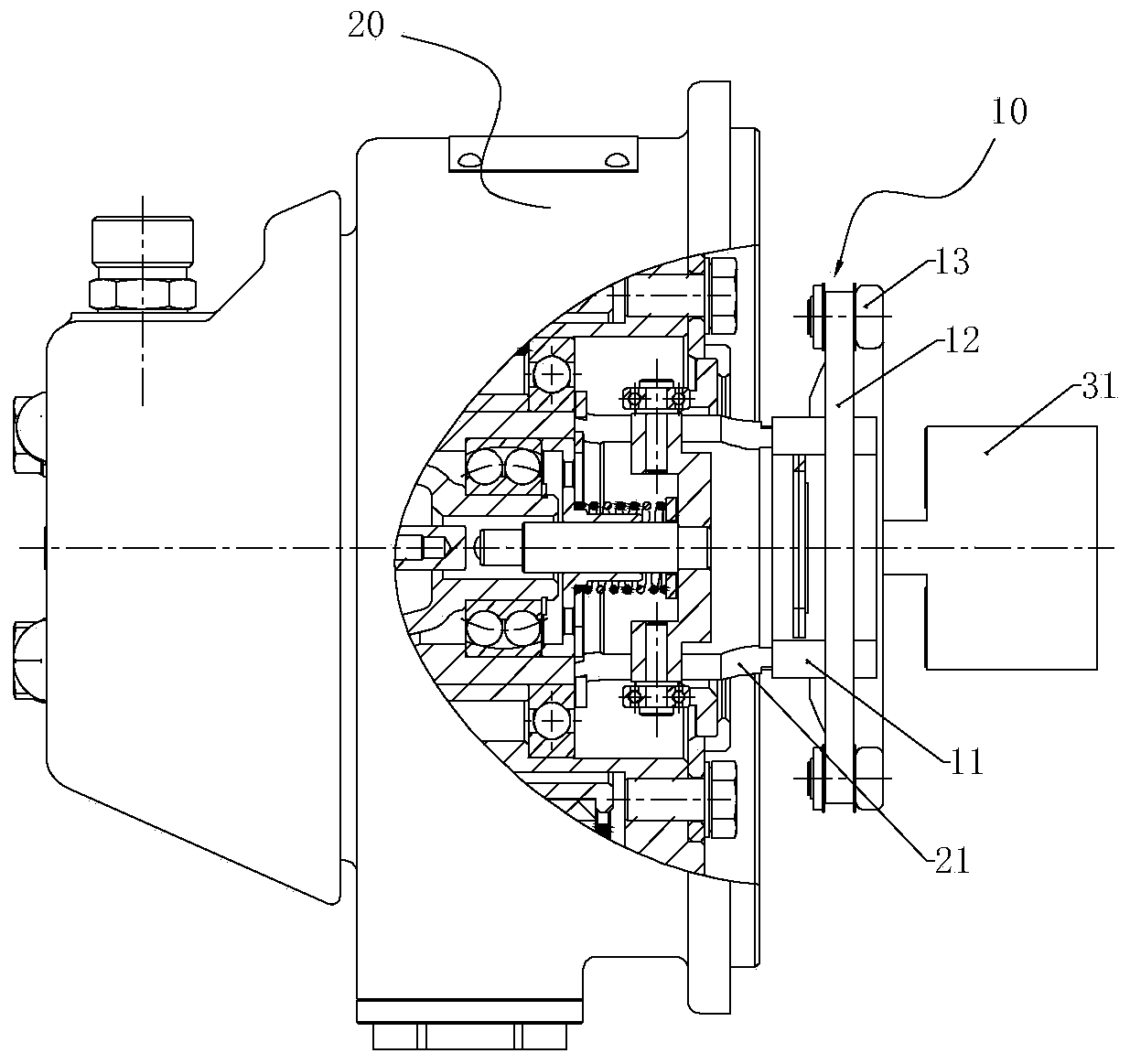 Connecting devices for rail vehicles