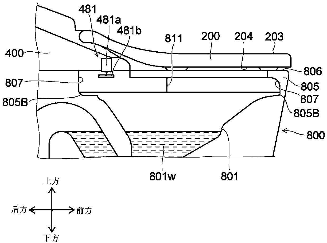 Toilet seat device and toilet device