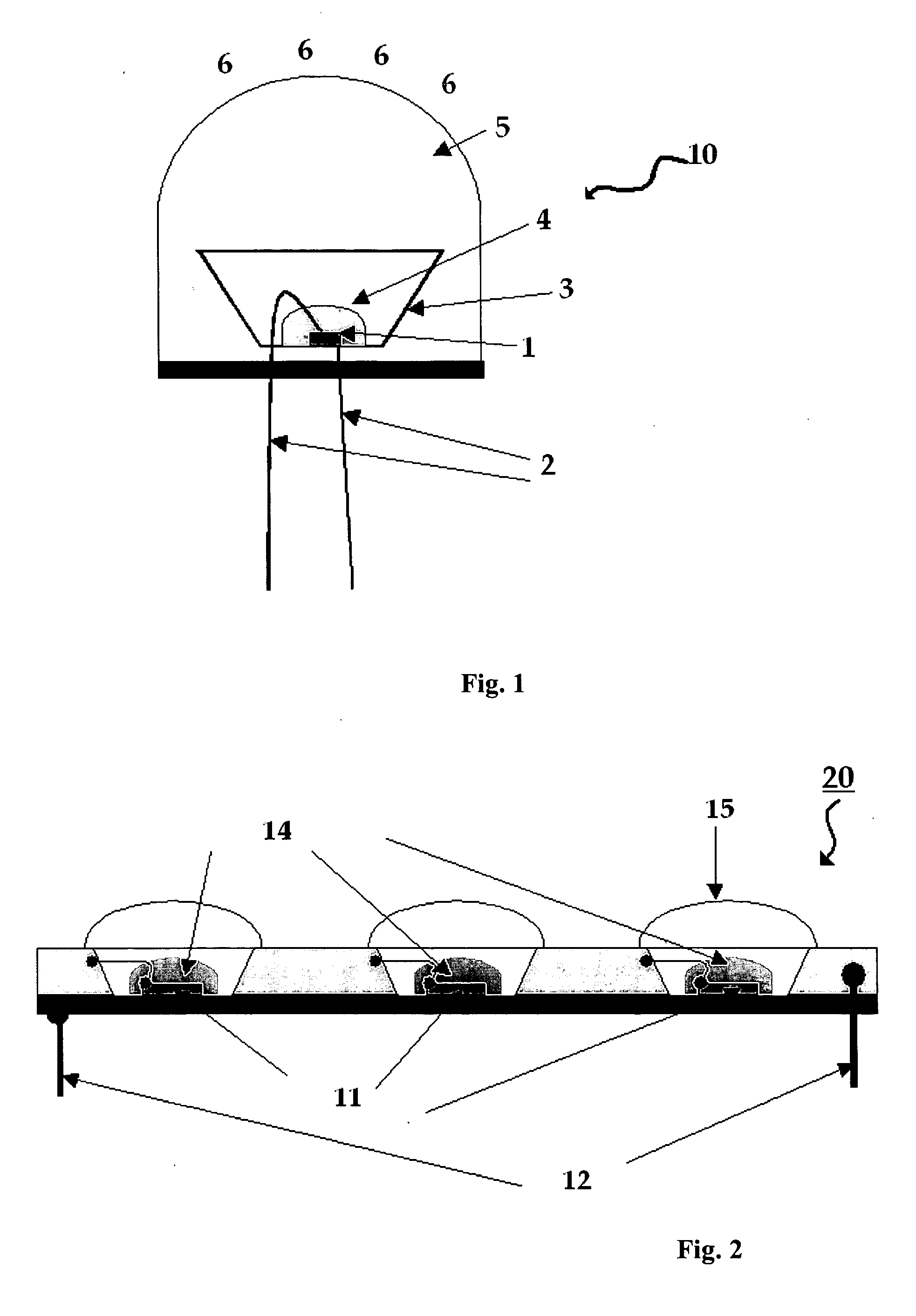 Efficient, green-emitting phosphors, and combinations with red-emitting phosphors