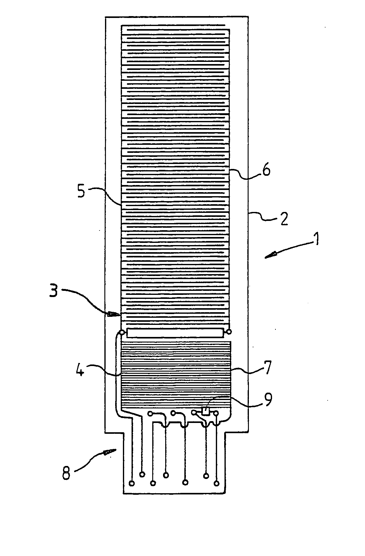 Device for metering a urea soulution