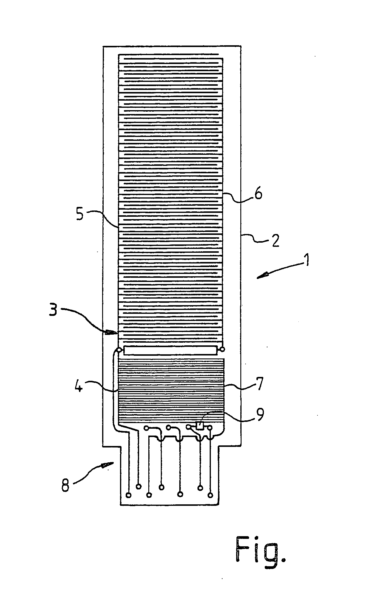 Device for metering a urea soulution