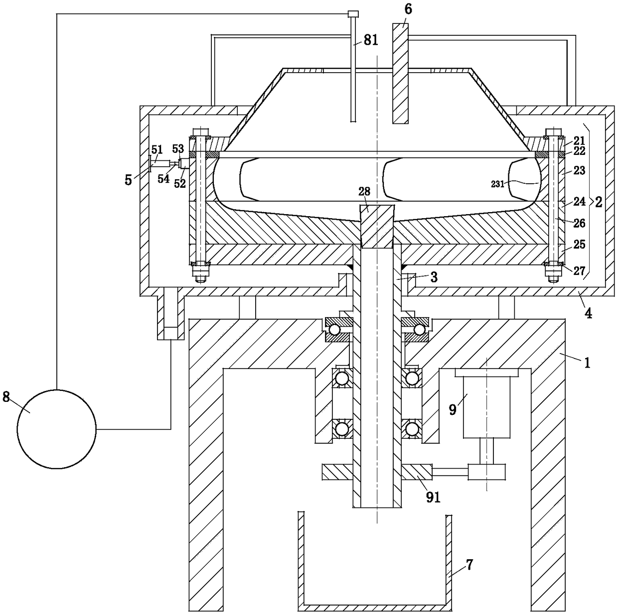 an electroplating device