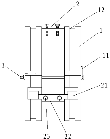 A fixing device for pipeline welding in building construction