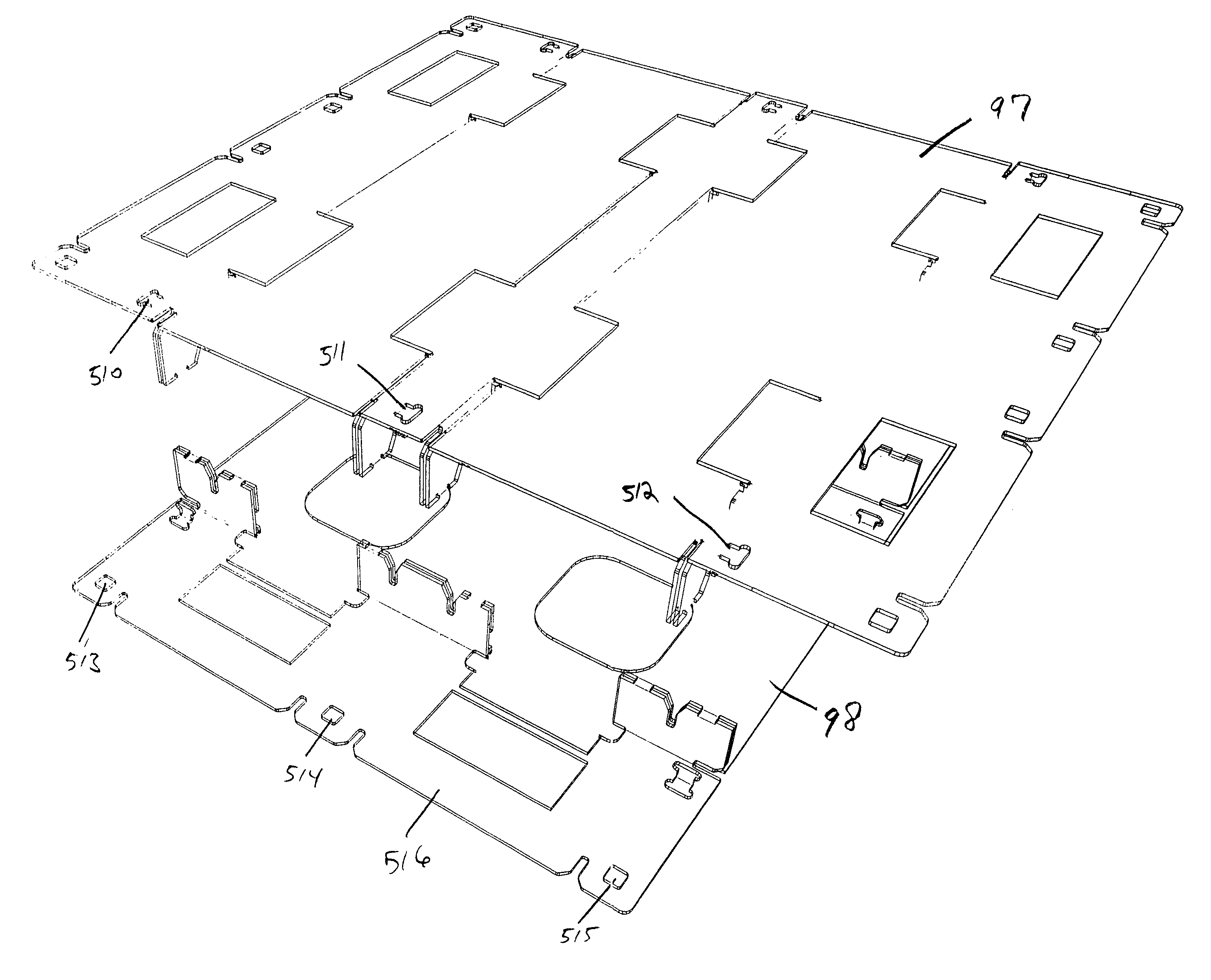 Force-resisting support assembly